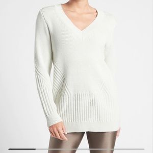 Athleta white sweater